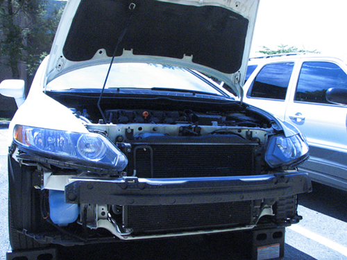 The exposed front-end
