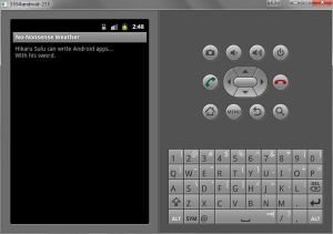 NNW Android, Step 1
