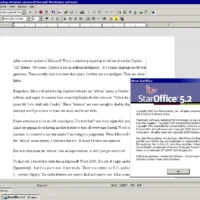 Sun StarOffice 5.2 on Windows 98 SE