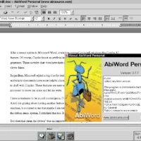 Abiword 0.7 on Debian 2