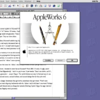 AppleWorks 6 on Mac OS 9.2