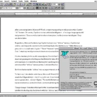 Microsoft Word 6 on Mac System 7.5