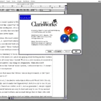 ClarisWorks 4 on Mac System 7.5